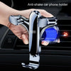 BUDK Triangle Gravity Sensor Car Phone Bracket Car Air Vent Navigation Holder, Model: Suction Cup Base Model