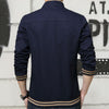 8803 Men Jacket Casual Coat, Size: XXL(Light khaki)
