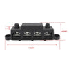Red M10 Stud RV Ship High Current Power Distribution Terminal Block with Cover