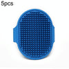 Pet Bathing Massage Brush Set (Blue) - Dog & Cat Grooming Tool