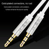 JINGHUA Audio Cable 3.5mm Male To Male AUX Audio Adapter Cable, Size: 1.2m(4 Knots Black)