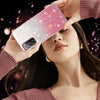 For Samsung Galaxy S20 FE Gradient Glitter Flower All-inclusive Phone Case(Pink)