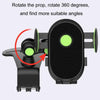 Car Dashboard Chuck Navigation Bracket Parking Number Plate(Black)
