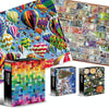 1500 Pieces Irregular Plane Paper Puzzle Jigsaw Toy 80x60cm(Skull Doll)