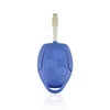 A153 Straight Car Key Shell Round Embryo Metal Embryo Length 35mm for Ford Transit 3-button