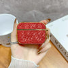 For AirPods Pro 2 Glitter Wireless Earbuds Box Protective Case(Red)