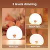 Cute Rabbit Night Light USB Charging Bedroom Bedside Sleeping Eye Protection Lamp(Pink)