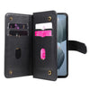 For Redmi K70 Multi-Function Wallet 10 Card Slots Leather Phone Case(Black)