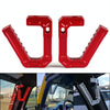 For Jeep Wrangler JK 2007-2018 Car Modification Aluminum Interior Handle(Red)