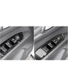 Car Carbon Fiber Window Buttons Panel Decorative Sticker for Mazda CX-5 2017-2018, Left Drive