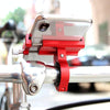 Motorcycle Handlebar Aluminum Alloy Phone Bracket(Black)