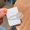 Rhinestone Fashion Hair Clips Women Bangs Headwear, Styles: 360 Pearl