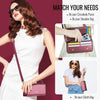 CaseMe ME30 Max Multifunctional Large-Capacity Shoulder Crossbody Phone Bag(Red)