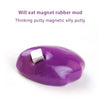 DIY Plasticine Slime Magnetic Rubber Mud Stress Reducer Anti-Anxiety Bouncing Putty Magic Clay Education Toy for Kids and Adults, Big Iron Box Size: 8x2.5cm(Purple)