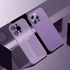 For iPhone 14 Plus Honeycomb Hollow Heat Dissipation Phone Case(Deep Purple)