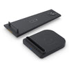 10W 3 in 1 QC 3.0  Vertical Multi-function Wireless Charger with Stand Function, Suitable for Mobile Phones / Apple Watch / AirPods (Black)