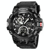 STRYVE S8027 Sports Multifunctional Luminous Dual Display Chronograph Student Watch(Black)