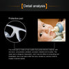 0860-01 Protective Sports Goggles Safety Basketball Glasses for Kids with Adjustable Strap(Black)