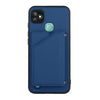 For Infinix Smart HD 2021-X612 Skin Feel PU + TPU + PC Phone Case(Blue)