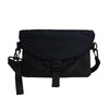 Workwear Crossbody Bag Single Shoulder Casual Small Bag(Black)