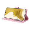 For Samsung Galaxy S23+ 5G Bronzing Painting RFID Leather Phone Case(Flowers World)