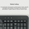 Logitech MK540 Wireless Keyboard and Mouse Set (Black)