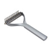 Double-Sided Pet Comb | Dog & Cat Grooming Tool | Large Black