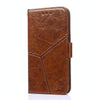 For alcatel 1B 2022 Geometric Stitching Horizontal Flip Leather Phone Case(Light Brown)