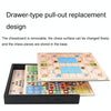 3 in 1 D Model Wooden Multifunctional Parent-Child Interactive Children Educational Chessboard Toy Set