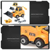 4 PCS / Set Children Educational DIY Nut detachable Inertia Car Model Education Toy(Engineering Vehicle)