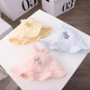 MZ9828 Star Grass Pattern Newborn Basin Hat Baby Cotton Hat Fisherman Hat, Size: Around 42cm(Yellow)