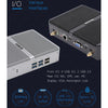 HYSTOU H2 Windows / Linux System Mini PC, Intel Core I3-7167U Dual Core Four Threads up to 2.80GHz, Support mSATA 3.0, 4GB RAM DDR4 + 256GB SSD (White)