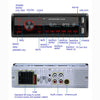 M10 12V Car Radio Receiver MP3 Player, Support Bluetooth Hand-free Calling / FM / USB / SD Card