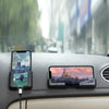 1pair Car Driving Control Unit Paste Mobile Phone Holder Adjustable Width Vehicle Navigation Stand(Black)