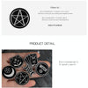 2 PCS Brooch Dark Series Punk Black Retro Brooch Pin(XZ1152)