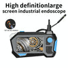 P120 Rotatable 8mm Dual Lenses Industrial Endoscope with Screen, 9mm Tail Pipe Diameter, Spec:5m Tube