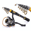 LEO 28004 Short Carbon Sea Pole Mini Road Fishing Rod Fishing Gear, Length: 210cm