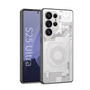 For Samsung Galaxy S25 Ultra 5G GKK AG Craft Skin Feel Circuit Diagram Edition Full Coverage Phone Case(Silver)