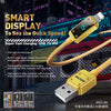 WK WDC-06i 2.4A USB to 8 Pin Digital Display Data Cable, Length: 1m(Yellow)