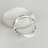 S925 Sterling Silver Lucky Mobius Ring Open Ring, Specification:J2323