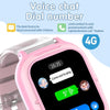 4G Kids Smart Phone Positioning Watch IP67 Waterproof / Video / Voice Calling(Pink)
