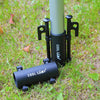 COOL CAMP Sky Curtain Rod Holder Tent Awning Strut Fixed Pipe(Black)