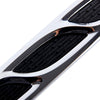2PCS V-623 JDM Style Plastic Decorative Air Flow Intake Turbo Bonnet Hood Side Vent Cover With Self-adhesive Stick