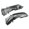 1 Pair For Infiniti Q30 2016-2019 Car Dynamic LED Turn Signal Light Rearview Mirror Flasher Water Blinker (Transparent Black)
