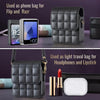 For Samsung Galaxy Z Flip6 BFB04 Plaid Crossbody Fold Phone Bag(Black)