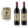 8pcs /Set Halloween Wine Labels Stickers Party Supplies Funny Wine Gift
