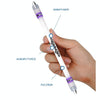 2 PCS Visual Spinning Pen Drop Resistant No Refill Rotary Pen Special(A7 Green)