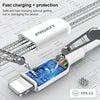 PISEN 1m 3.0A Type-C to 8 Pin PD Fast Charging Cable