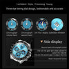OLEVS 2875 Men Multifunctional Sports Chronograph Waterproof Quartz Watch(Blue)