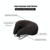Noseless Bicycle Saddle Mountain Bike Thickened  Soft Cushion(Black)